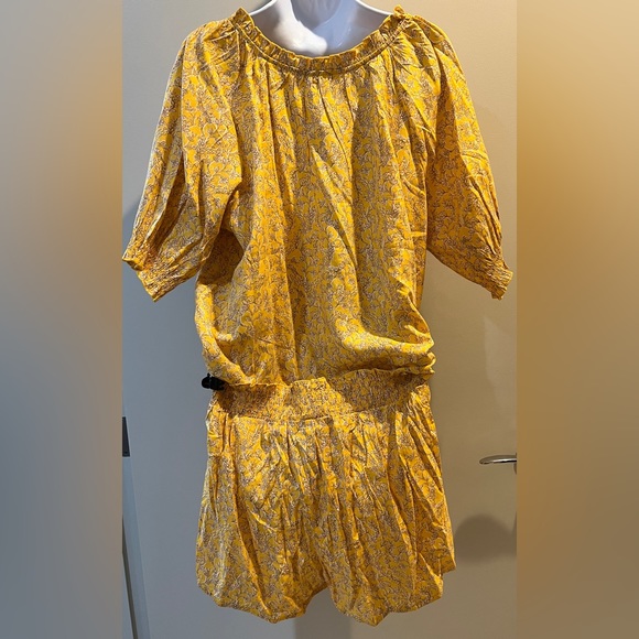 Old Navy Puff Sleeve Floral Cotton Top - Picture 4 of 4